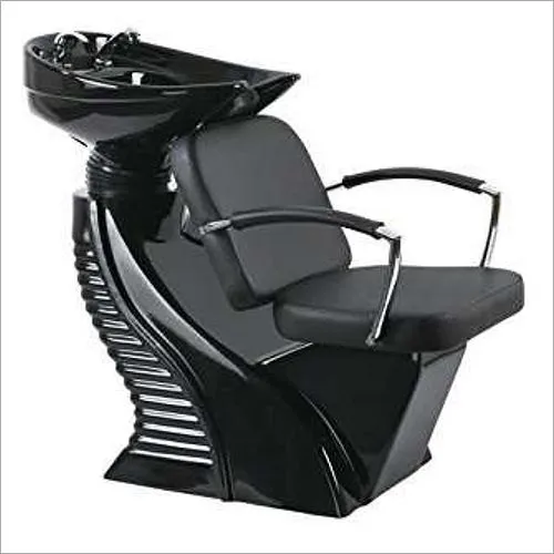 Black Shampoo Chair Station